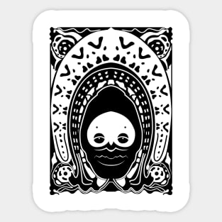 Grimoire Noir (Black on White) Sticker